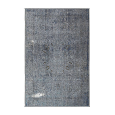 Tapis traditionnel gris / bleu