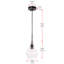 Luminaire suspendu à 1 lumière de style cloche Amara-435924308-486633419
