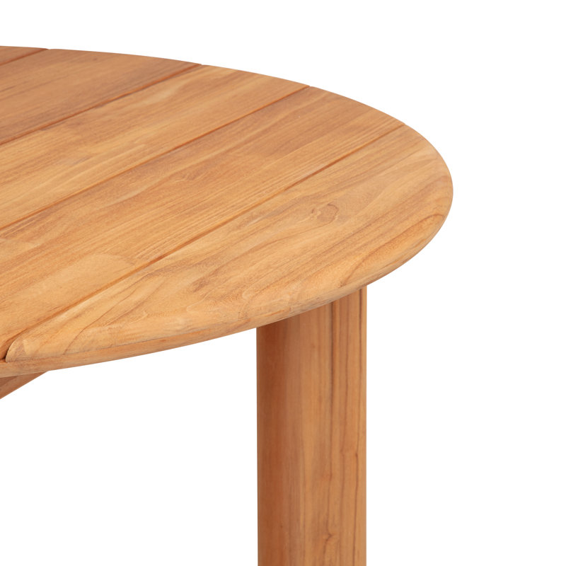 Leo Round Table Teak Wood