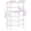 10 Pair Shoe Rack-1596802866