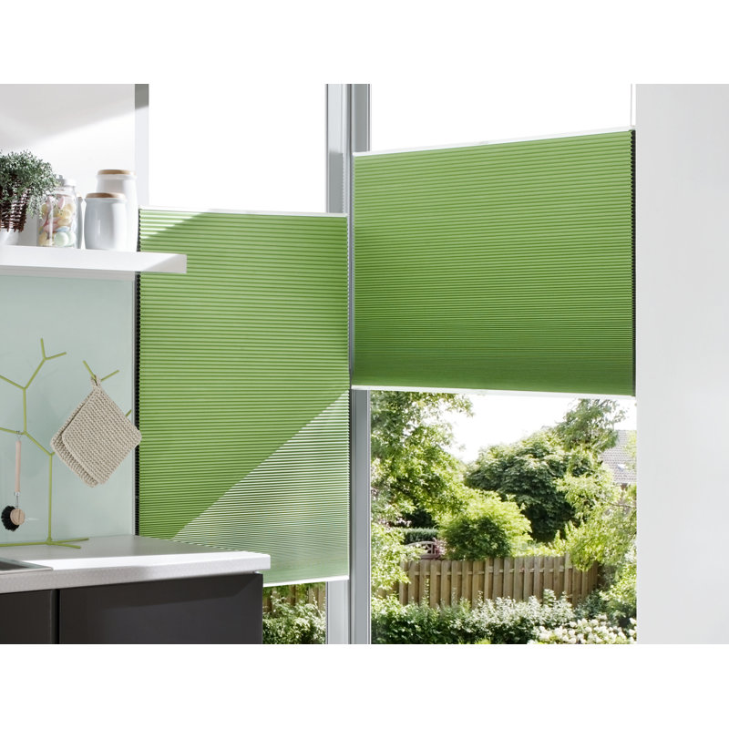 Cordless Blackout Cellular Blind, Apple green, 100 x 130cm