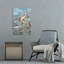 «Crowned Koi And Girl Elegant Mystical Peaceful Fish Nature», art mural-129007754