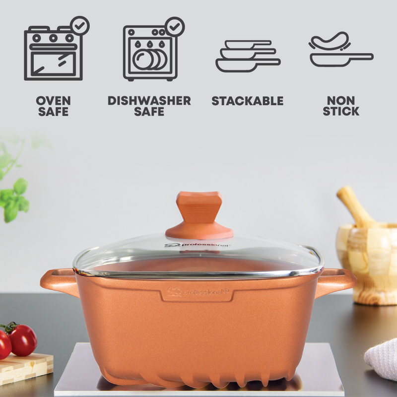 SQ Professional Nea Seramiq 4 Pieces Aluminium Non Stick Cookware Set