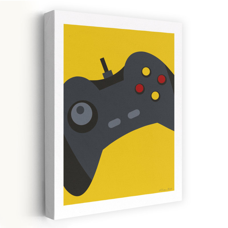Manette V - Console de jeu numérique contemporaine, H 48 po x l 32 po