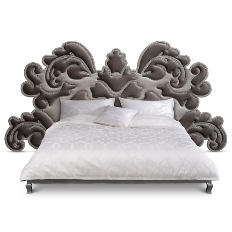 Arron Velvet Bed, California King