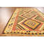 Tapis oriental kilim à teinture végétale 5 x 7