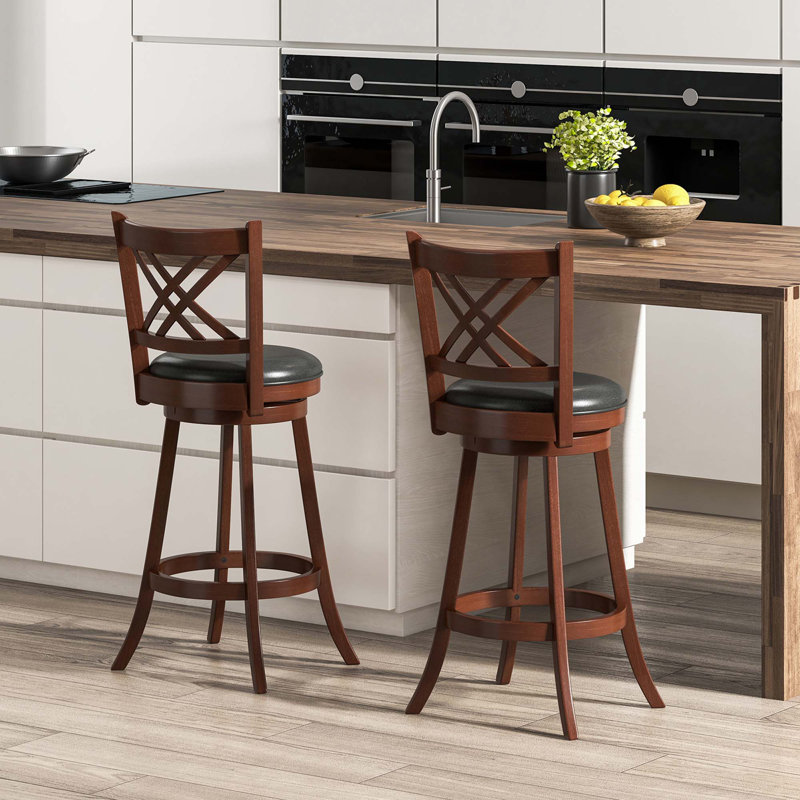 Tabouret pivotant Hetem, Tabouret de bar (siège d'une hauteur de 29 po)