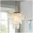 Layered Capiz Chandelier