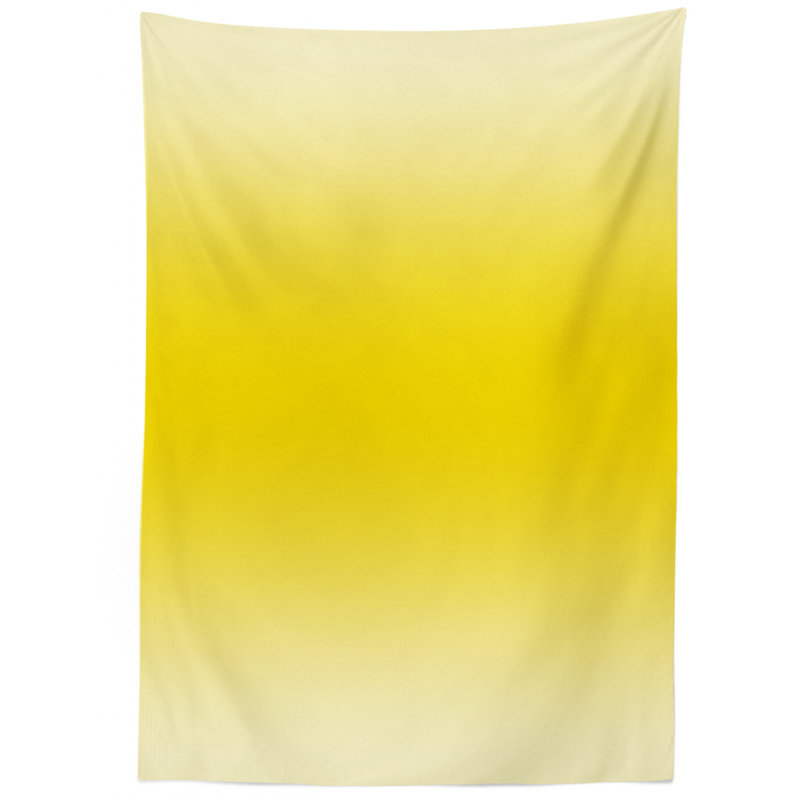 Tablecloth, Yellow, 60'' D x 84'' L