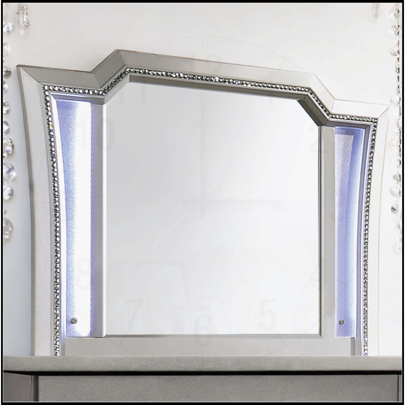 Miroir Kaitlyn avec DEL, Champagne