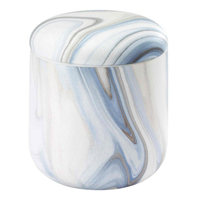 Waves Bath Blue Jar