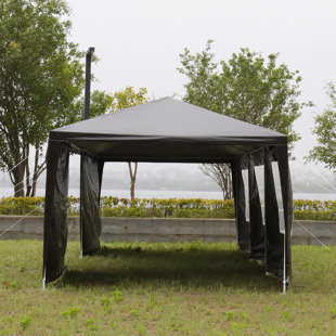 10x10 Pop Up Canopy Tent Outdoor Gazebo With Backpack Bag (blue)