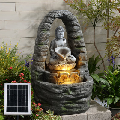 Fontaine solaire Zen Garden Buddha