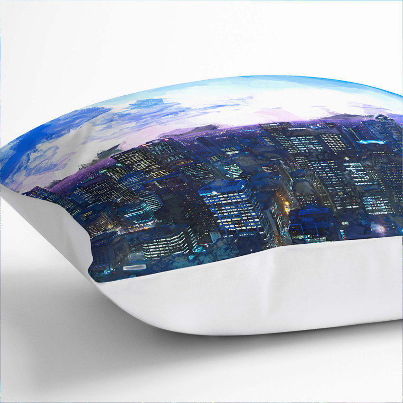 Square Cushion, 40cm H x 40cm W x 15cm D, White