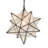 Moravian Star 1 - Light Mahogany Bronze Unique/Statement Pendant