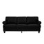 83 po Modern Classic Design 3, revêtu de cuir de vache, structure en bois massif, siège à ressorts ensachés, housse amovible noire, sous le rangement 3, coussin-1522139678
