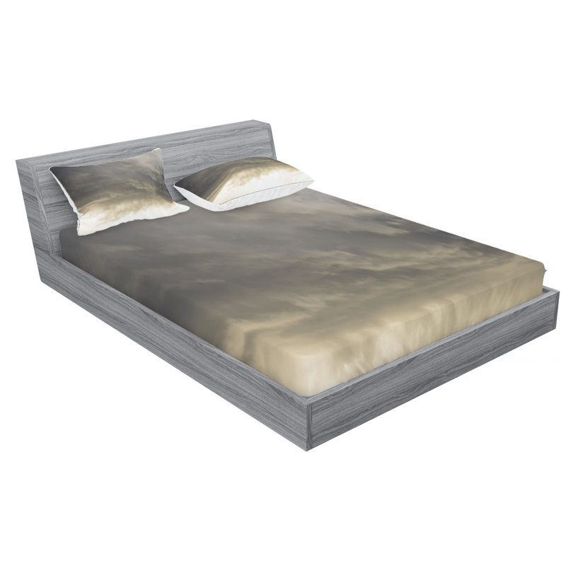 Microfiber Sheet Set, Queen Sheet Set with Fitted Sheet