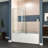 48" W x 58" H Frameless Tub Door