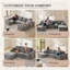 Canapé modulaire en forme de U Boneless, canapé modulaire en L avec siège profond pour chambre à coucher-977487612-977487600