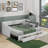 Twin XL To King Size Upholstered Daybed With Drawers-79084133