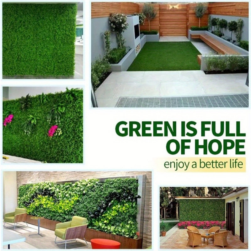 Artificial Boxwood Topiary Hedge Panels – Weather-Resistant Privacy Screen, Durable Garden Backdrop for Balcony, Patio, Yard, or Indoor Spaces