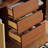Log retro style storage sideboard cabinet