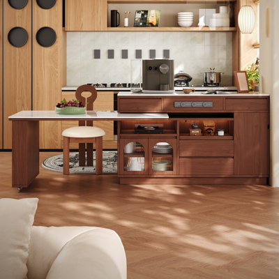 Simple, Light Luxury and Retractable Dining Table