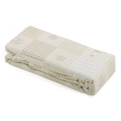 Dipama Nautical & Beach 100% Cotton - Piece Standard Cot Flat Sheet