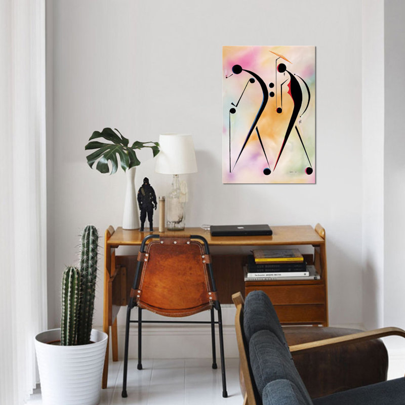 « ole pour les gens », impression sur toile, H 18 po x l 12 po x P 1,5 po, Toile tendue, Pas de tapis