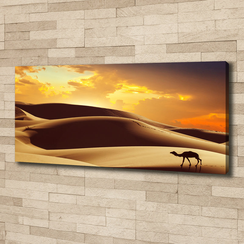 Sahara's Camel - Wrapped Canvas Print