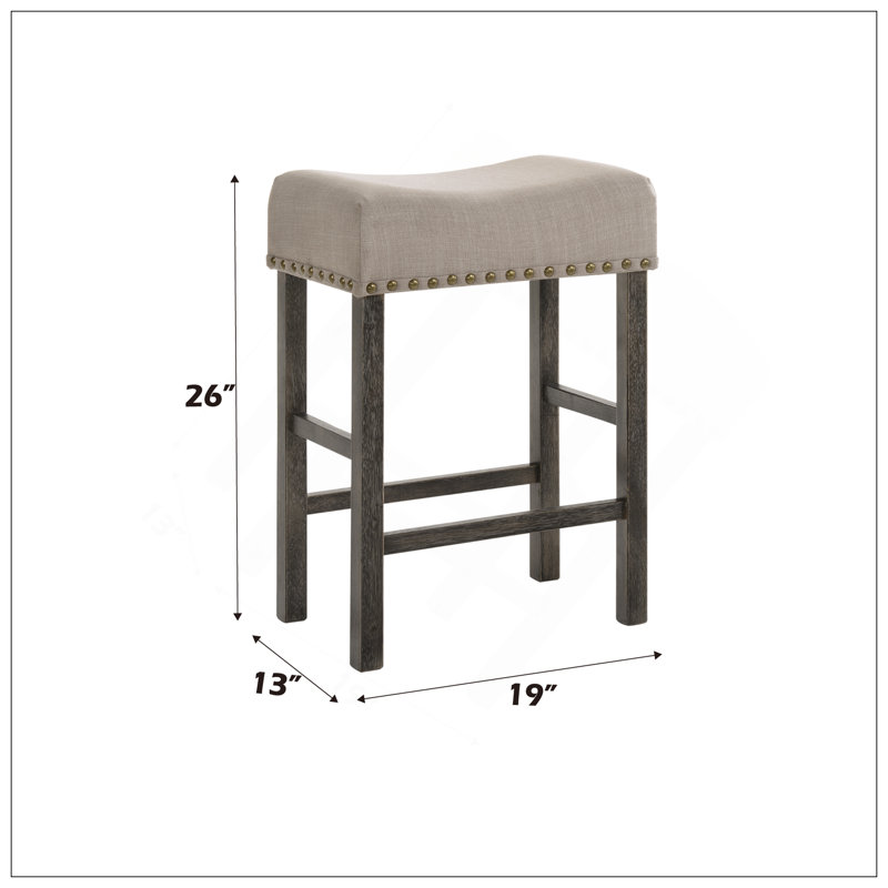 Martha II Weathered Gray Finish 7 Pcs 