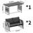 Oliber 4 - Person Solid Wood Top Trestle Dining Set