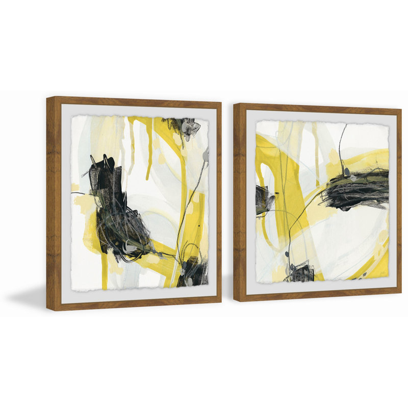 " Conduit V Diptych " 2 - Pieces, 18" H x 18" W x 1.5" L