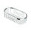 Panier de douche mural ovale en acier inoxydable l 9,75 po