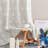 Linen Textured Honeycomb Embroidered Design Living Room Curtain Drapes-1214143566-1214143553