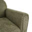 Chaise d'appoint rembourrée de style Mid-Century avec pieds en bois d'hévéa-124593788