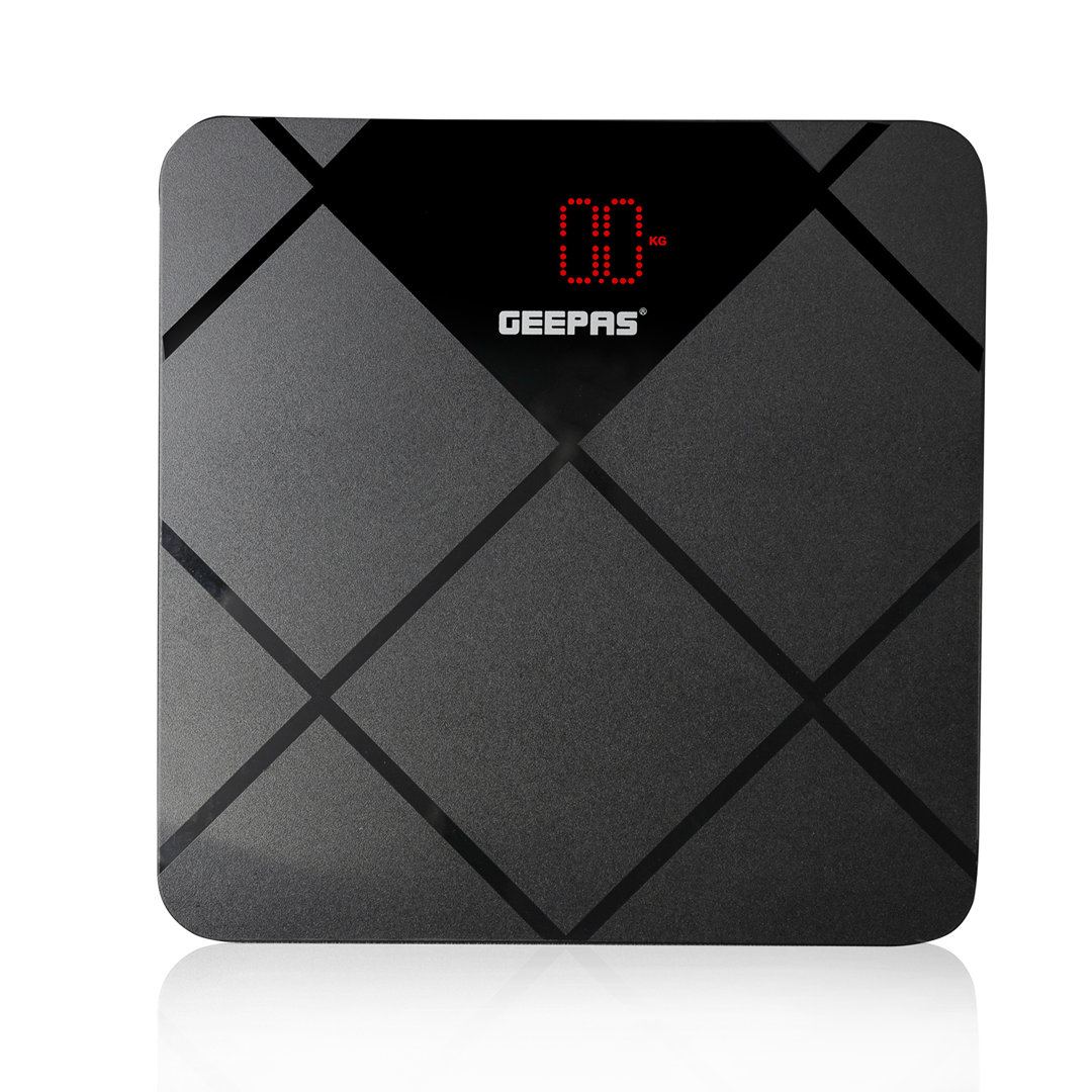 GEEPAS Digital Bathroom Scales for Body Weight, 180 Kg Capacity