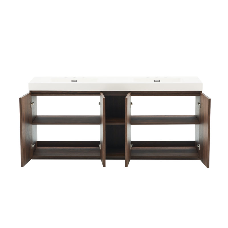 Meuble-lavabo double 72 po Modern