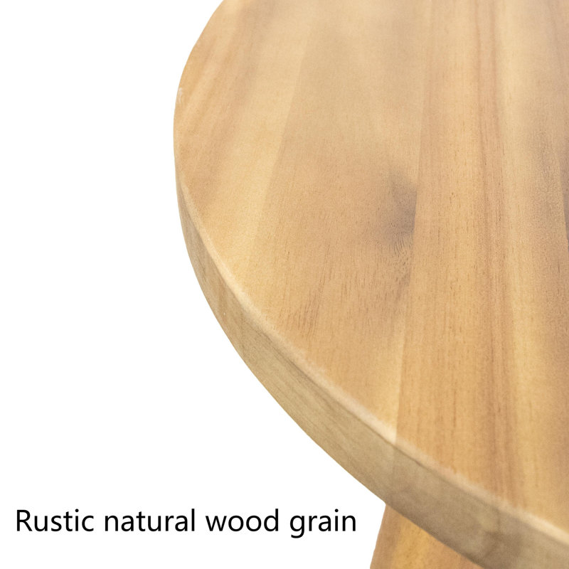 Table d'appoint Accent, Brun, Brun
