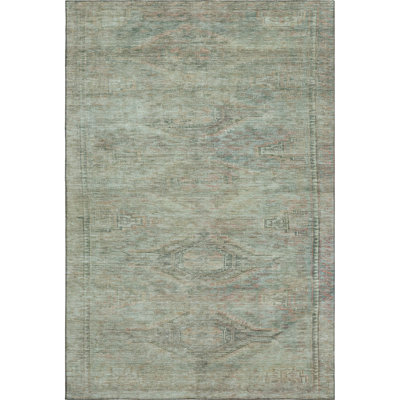Premium Machine Washable Marasco AMF1631 Global Rug