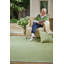Herringbone Washable Green Rug-1824075533