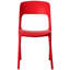 Modern Plastic Outdoor Dining Chair with Open Curved Back, Set of 4-2141786928