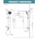 7-Spray Multifunction 1.8 GPM Round Wall Bar Shower Kit With Fixed Shower Head And Hand Shower