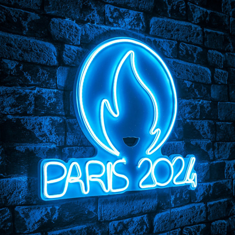 Bande de néon flexible à DEL, étanche IP67, 16,5 po x 15,7 po x 0,8 po | DC 12 V, 36 W maximum, 240 lumens, 7500 K | Idéal pour la décoration intérieure, les fêtes et l'extérieur | Gabarit en mousse de PVC inclus