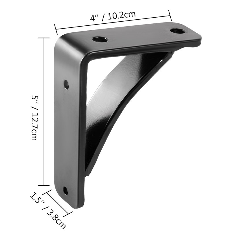 Support mural pour tablette flottante 2 pièces, H 5 po x l 4 po x P 1,5 po