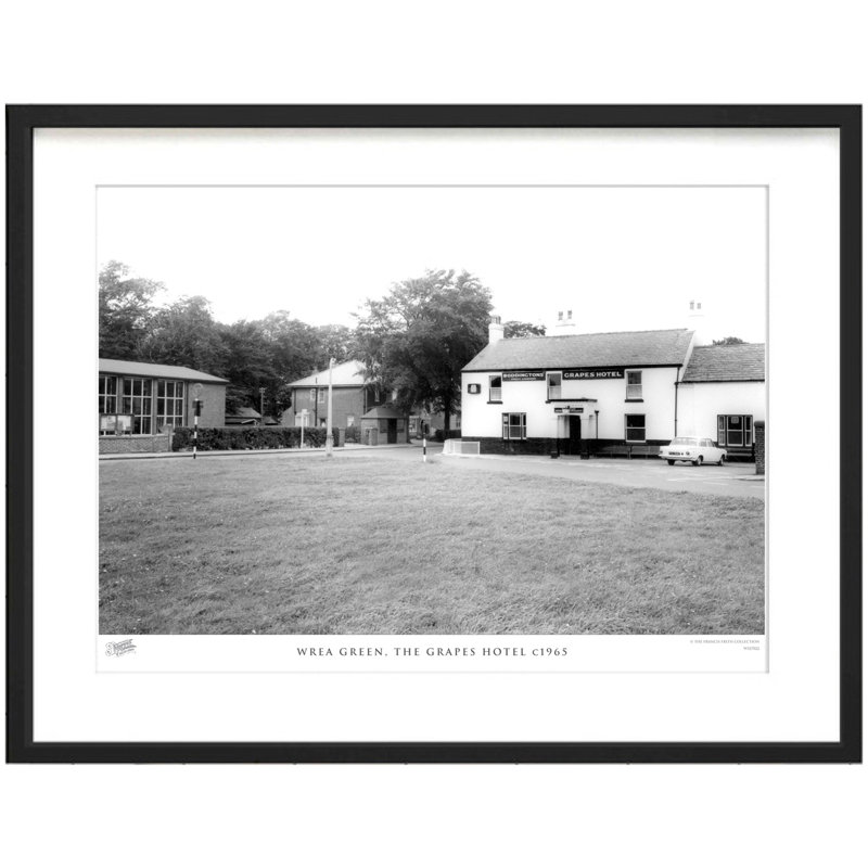 Wrea Green, The Grapes Hotel C1965 - Single Picture Frame Print, 60cm H x 80cm W x 2.3cm D