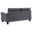 Grey Loose Back Sectional Sofa