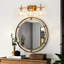 Bathroom Vanity Light 3-Light Vanity Lights For Bathroom 10%-100% Dim(Night/Makeup Mode) Warm To Cool Light Switch Fog-Proof And Crystal Shade 20'' Wall Sconce-817248388