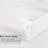 White Horizontal Aluminum 4-Hook Hanger