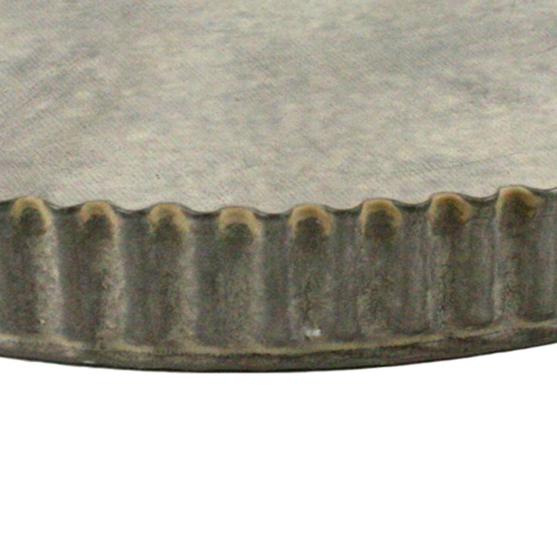Hadler Farmhouse Steel Cloche Tray, 0.75" H x 7.5" W